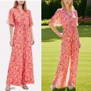 NWT ByTimo Garden Georgette Floral Jumpsuit